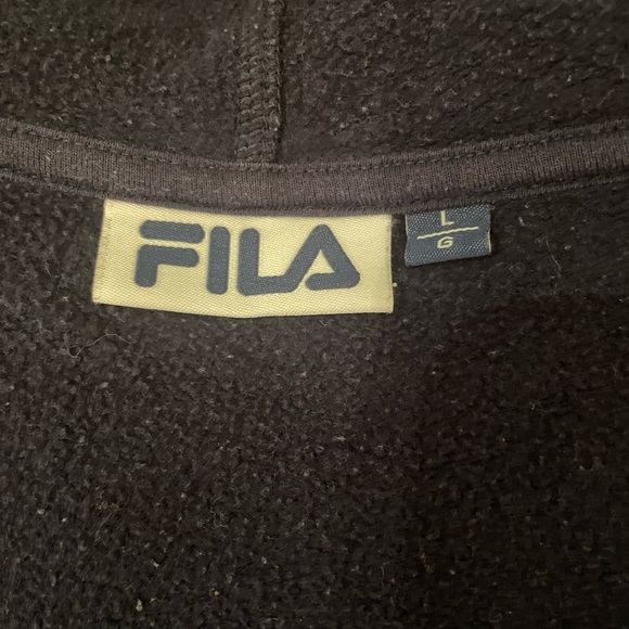 Large girl FILA hoodie( navy blue) - Picture 3 of 3